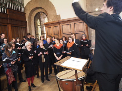 Mozarteum und InnStimmen in Pradl mit Francois-Pierre Descamps